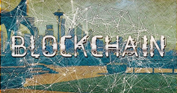 blockchain, gigant, síť, město, city, ledger