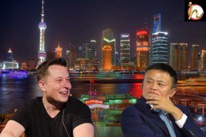 Elon, Musk, Jack, Ma, Jack Ma, Shanghai, Šanghai, konference, rozhovor, technologie, vesmír, planeta, news,