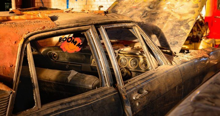 pád, auto, krach, vrak, krvák, strach, jaj