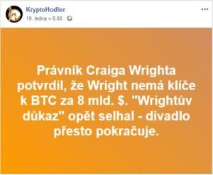 wright, faketoshi, nemá klíč, blufuje, bsv