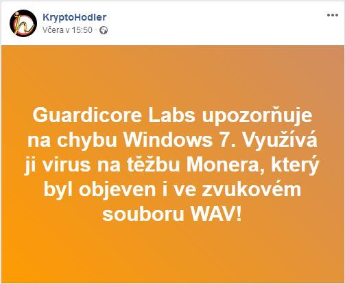 win7, windows 7, hack, monero, miner, kryptominer, nebezpečí