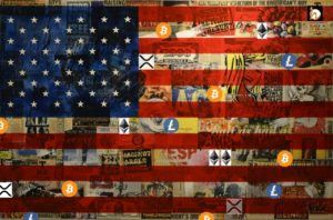 Vlajka, USA, kandidát, regulace, krypto