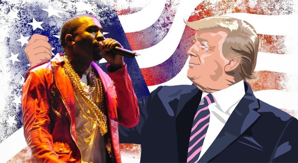 Kanye West, Trump, usa