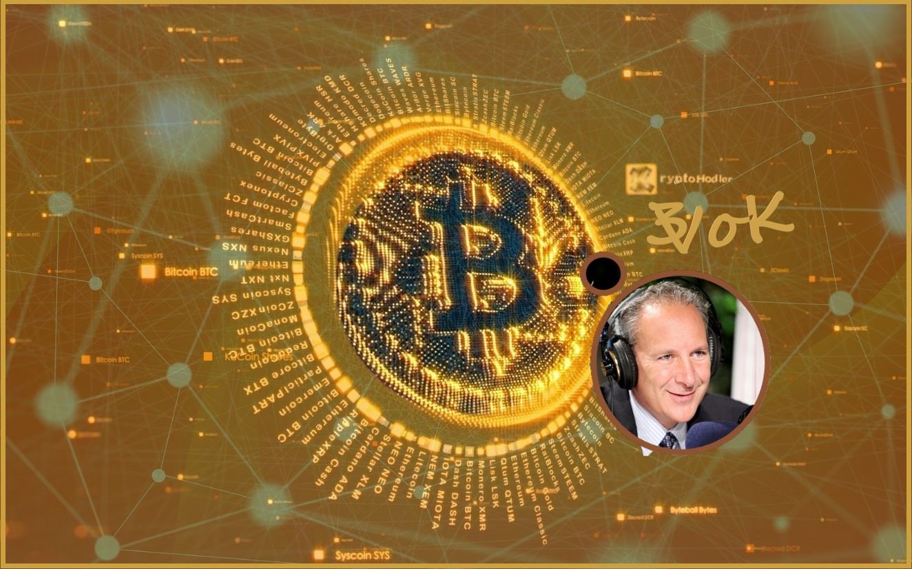 3 Výroky o kryptu: Schiff uznal chybu, přesto je podle něj Bitcoin vypumpován reklamou Grayscale a zavěšen na zlato