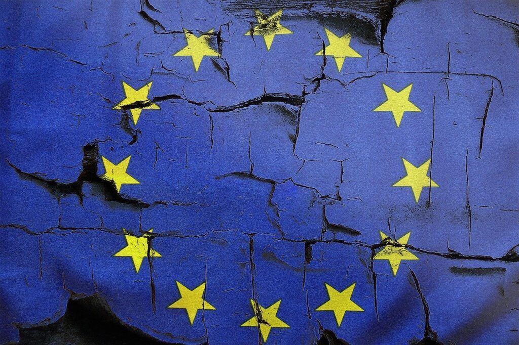 vlajka, EU, evropa, unie, evropská unie, regulace, krypto, stablecoin
