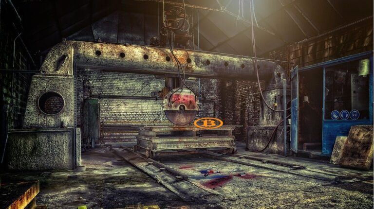 pila, btc, bitcoin, temný, dark, katastrofa