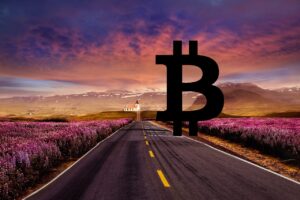 bitcoin, btc, nadějný, cestovní, nebe