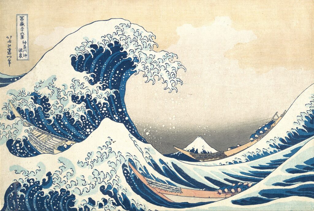 Kanagawa wave, art
