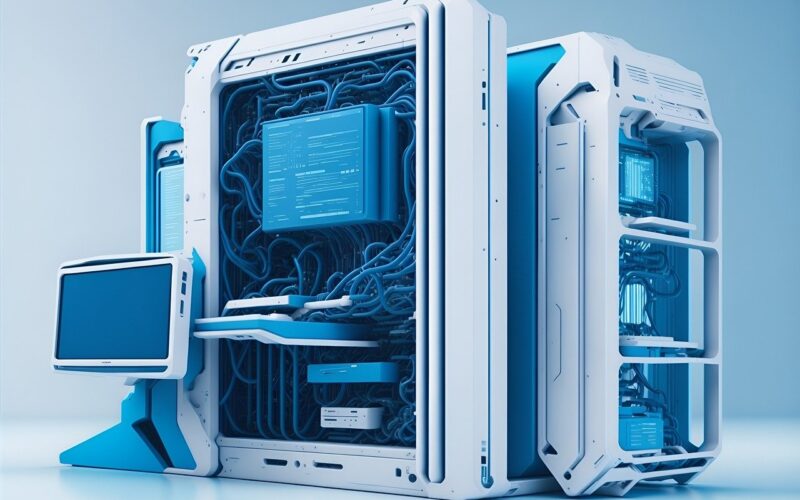 počítač, superpočítač, ai, ui, technologie, data, technologie