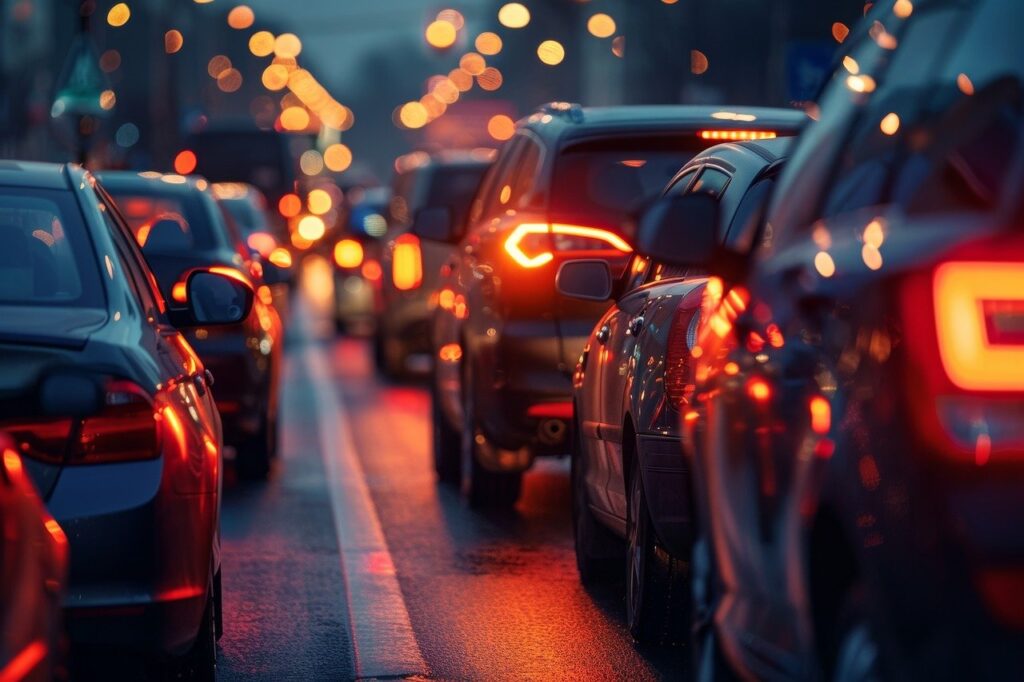 auta, vozidla, silnice, doprava, cesta, lavina,