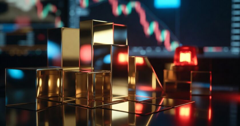 Zlato prudce klesá: Nejhlubší týdenní propad od roku 1983, během války v Íránu