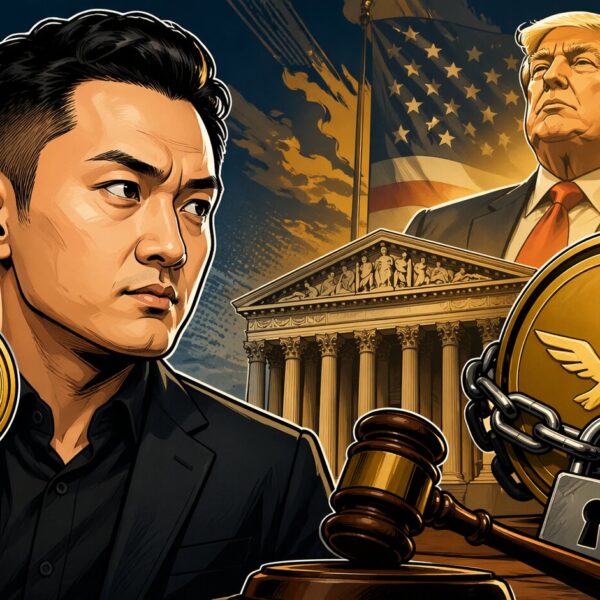 Justin Sun žaluje Trumpův krypto projekt kvůli zmrazeným tokenům