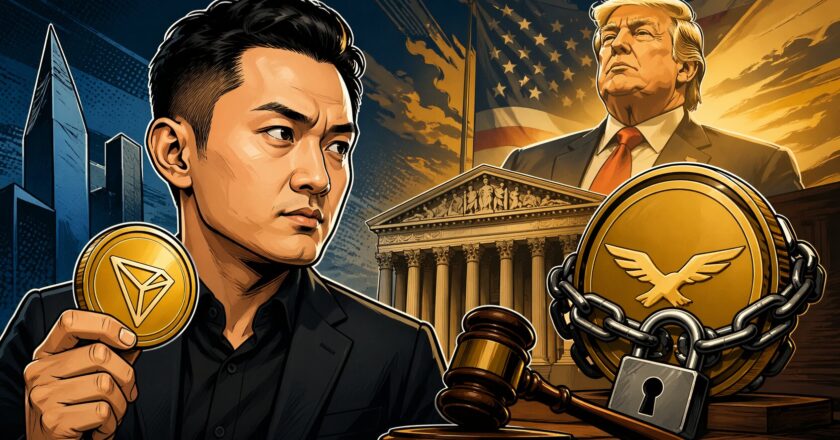 Justin Sun žaluje Trumpův krypto projekt kvůli zmrazeným tokenům