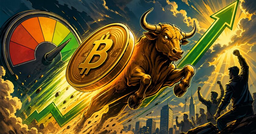 Bitcoin útočí na 80 tisíc dolarů, index strachu a chamtivosti je na 3 měsíčním maximu