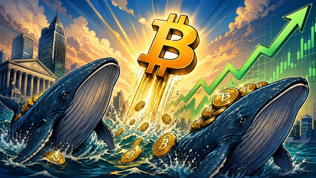 bitcoin velryby růst dalle