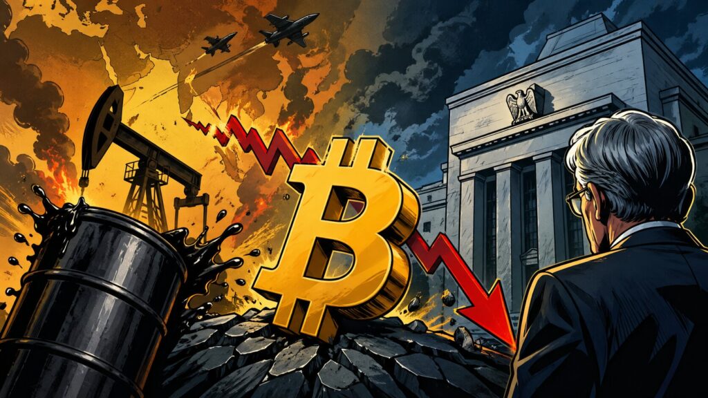 bitcoin ropa Powell dalle
