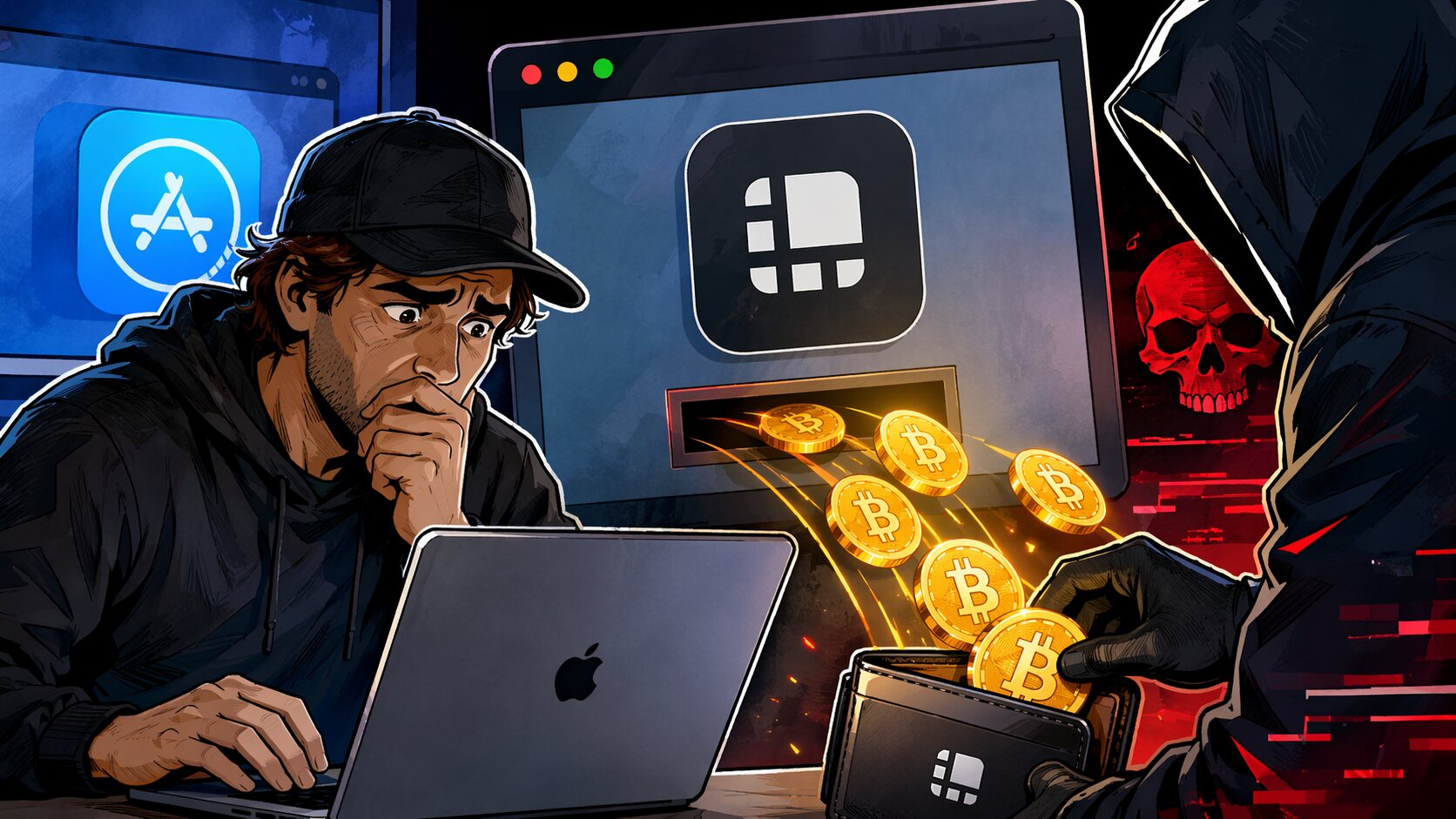 Podvodná aplikace vydávající se za Ledger připravila investory o miliony dolarů