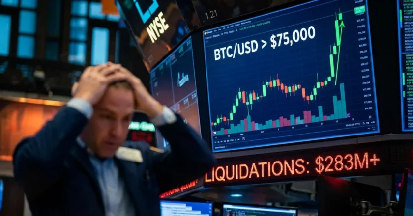 Nervozita na trhu roste. Bitcoin balancuje na hraně dalšího pohybu