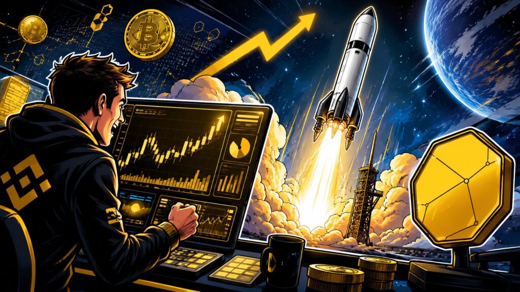 spacex binance dalle