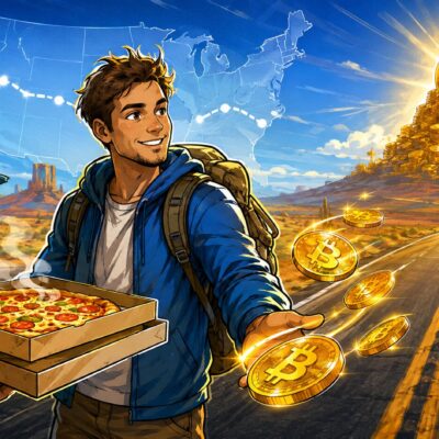 Dostal 10 000 bitcoinů za dvě pizzy. A takhle je utratil
