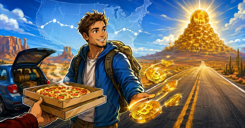 Dostal 10 000 bitcoinů za dvě pizzy. A takhle je utratil