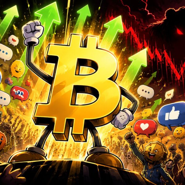 Sociální sítě věří v růst bitcoinu, historie přitom radí opatrnost