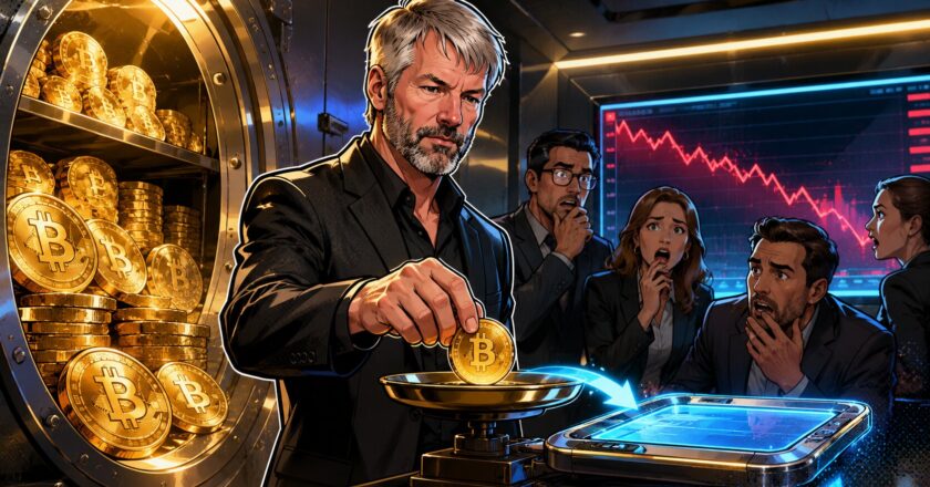 Společnost Strategy poprvé po letech prodala bitcoin