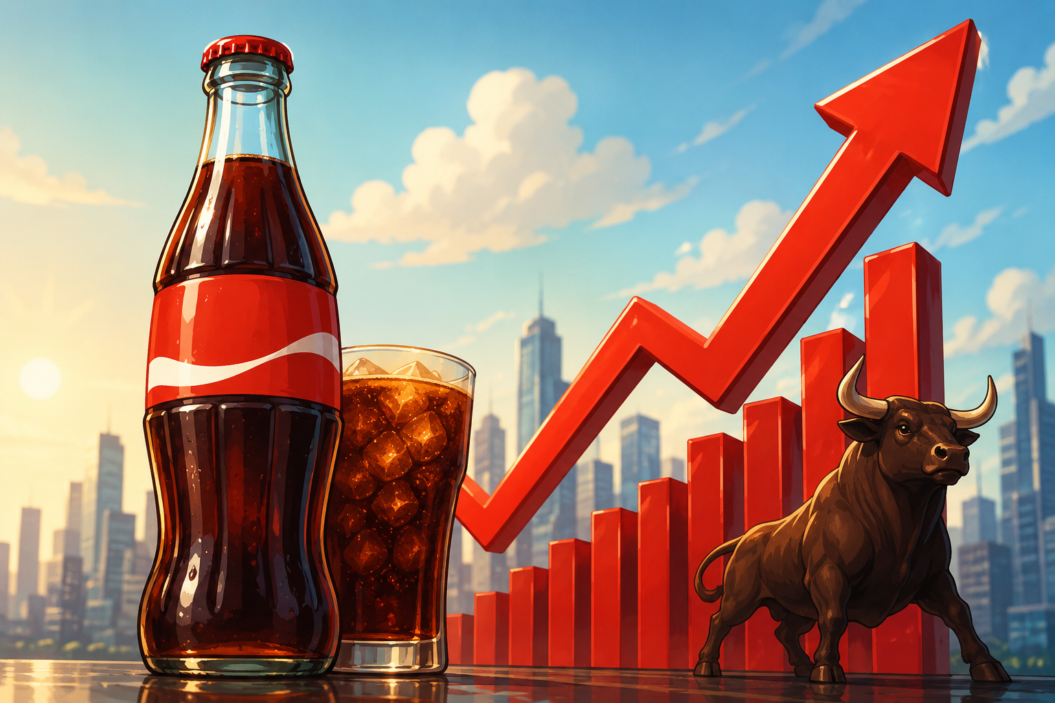 Coca-Cola překonává trh. Akcie jsou na historickém maximu, přesto zůstávají v hledáčku investorů
