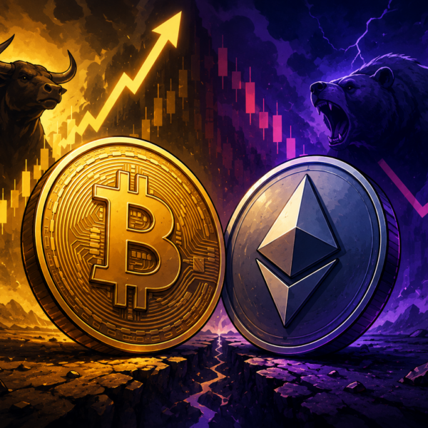 Ethereum vůči bitcoinu výrazně oslabuje. Investoři řeší, zda jde o příležitost, nebo varování