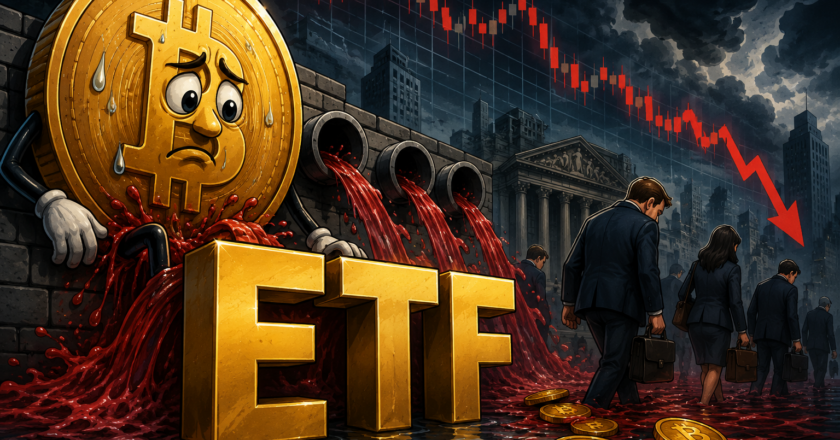 Bitcoin ETF zažívají rekordní odlivy. Investoři stáhli už 4,4 miliardy dolarů