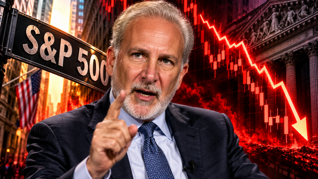 Peter Schiff: S&P 500 vysílá varovný signál. Přichází další velký pád?