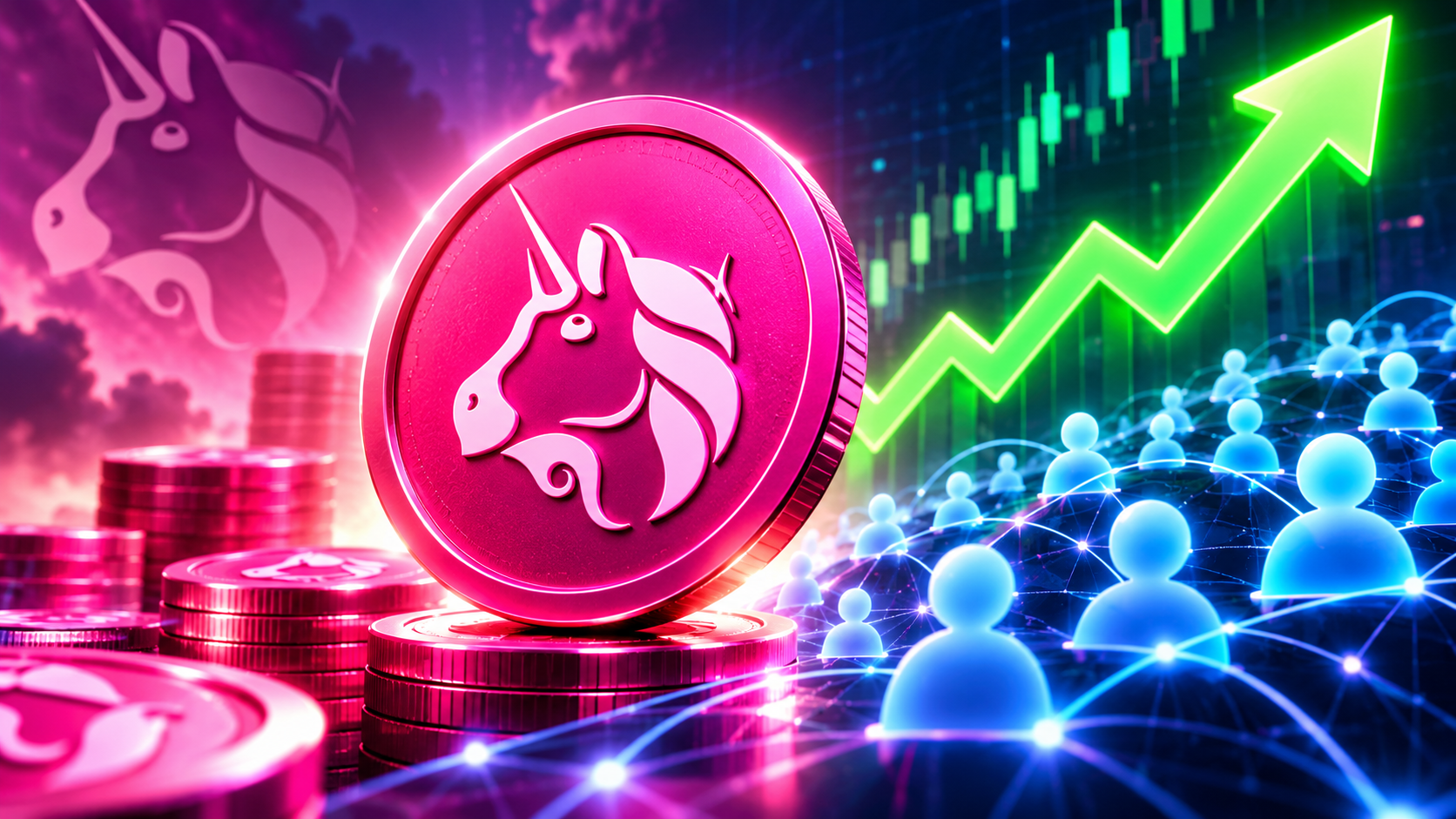 Uniswap vydělává miliony a přitahuje nové uživatele. Analytici zmiňují cenu až 20 USD